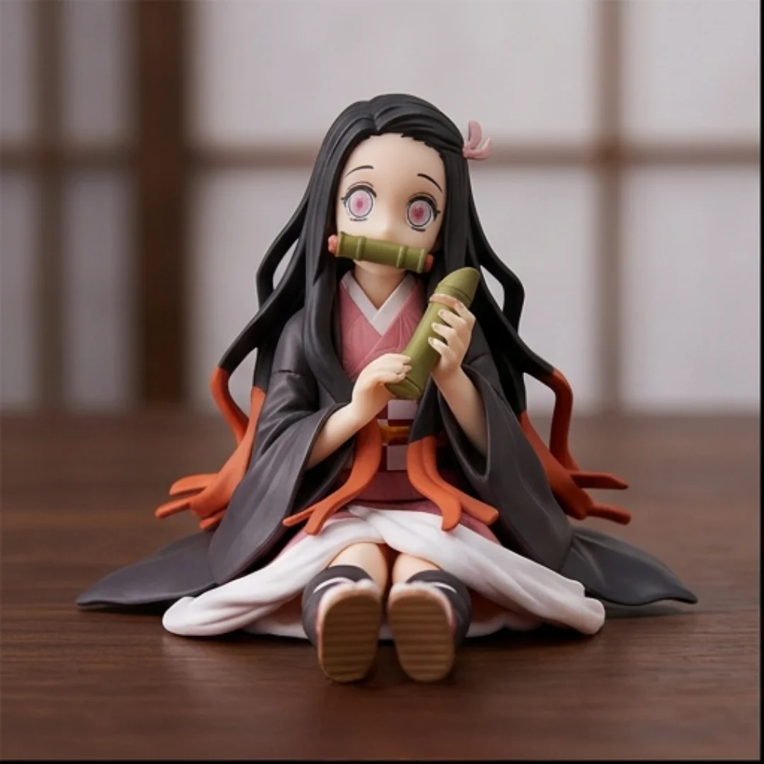 Nezuko Kamado Sitting Action Figure – Demon Slayer Anime Figure
