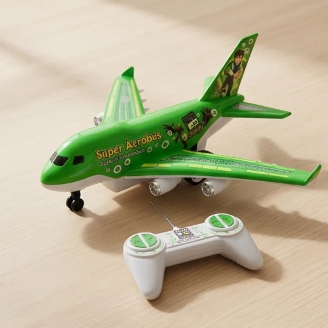 Remote Control Plane – 4 Channel RC Flying Aeroplane with Lights & Sound | Rechargeable AIR Plane & Remote  for Kids