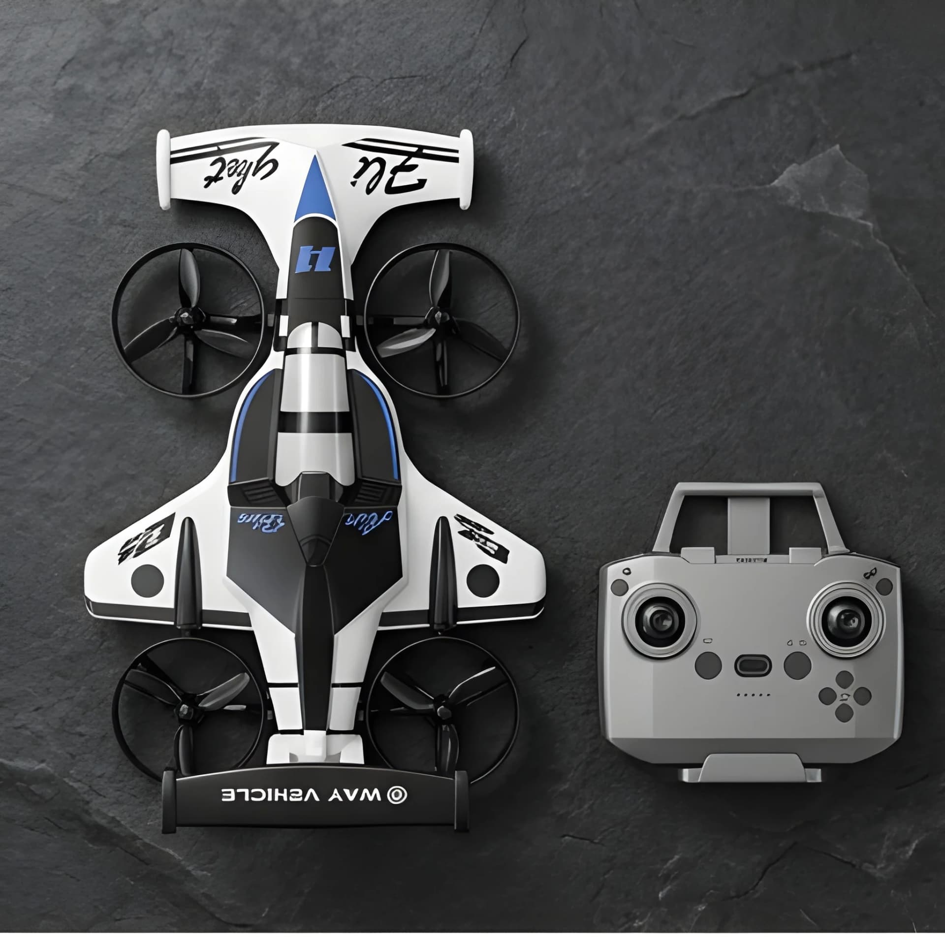 RC Aircraft Drone with Remote Control – Mini Plane Toy with LED Lights & Stable Flight – flying plane toy