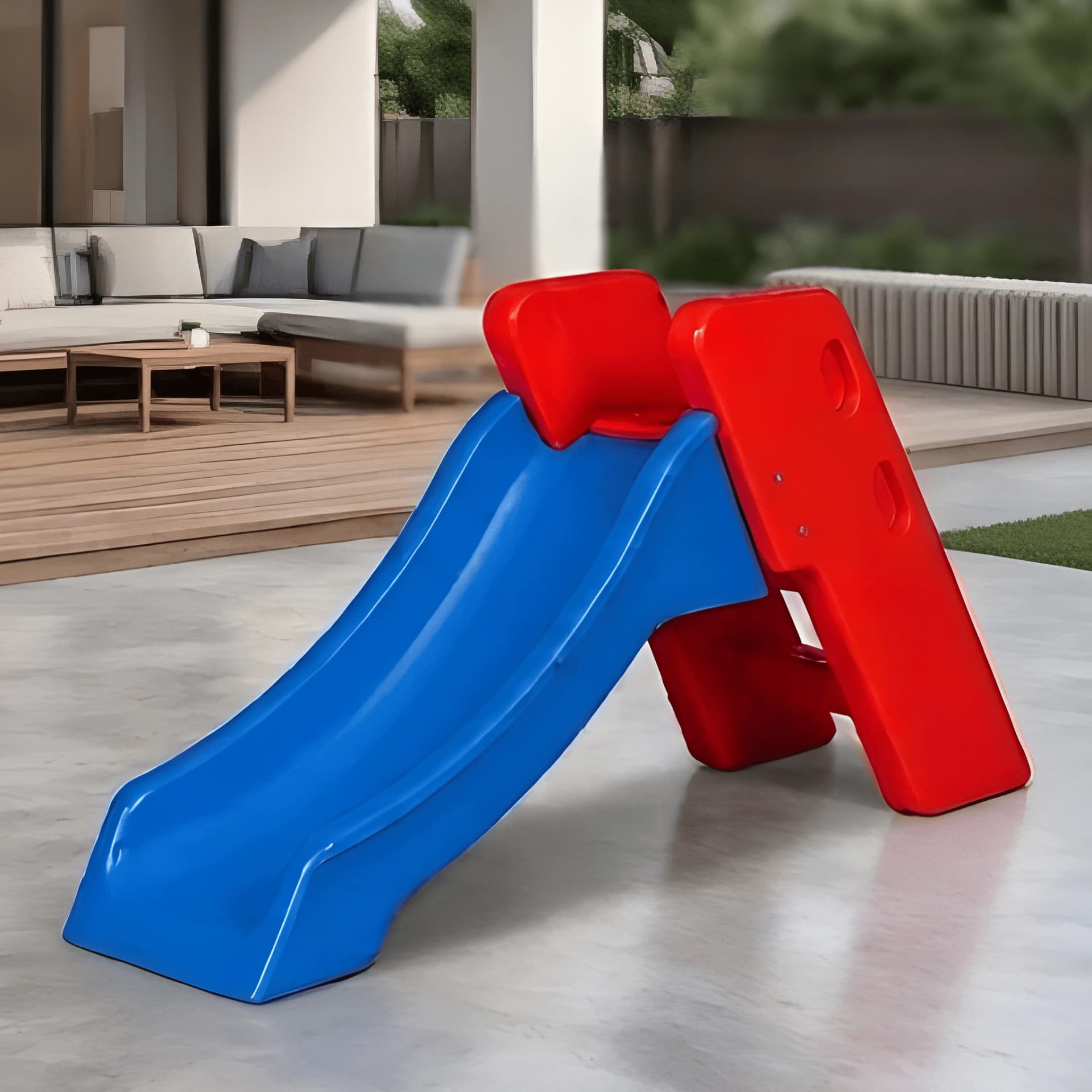 Dooper Slide for Kids – Safe Plastic Indoor & Outdoor Kids Slide – view 3
