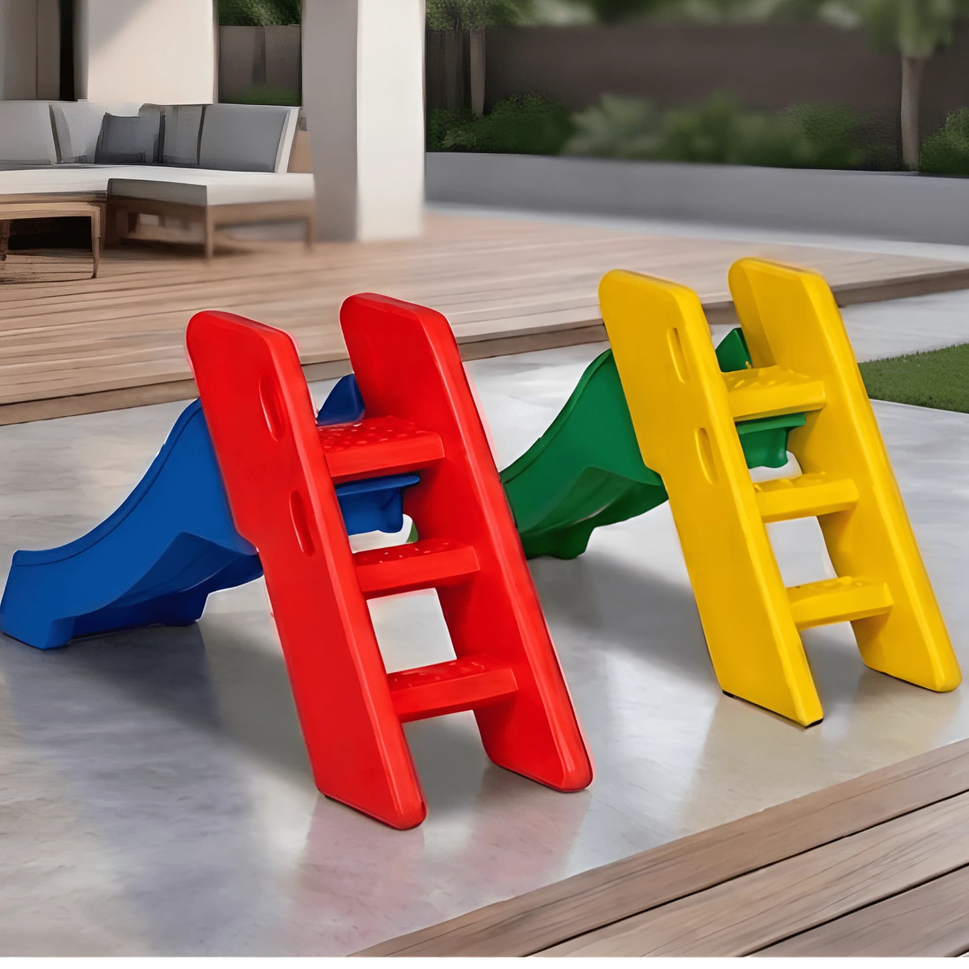 Dooper Slide for Kids – Safe Plastic Indoor & Outdoor Kids Slide – plastic kids slide