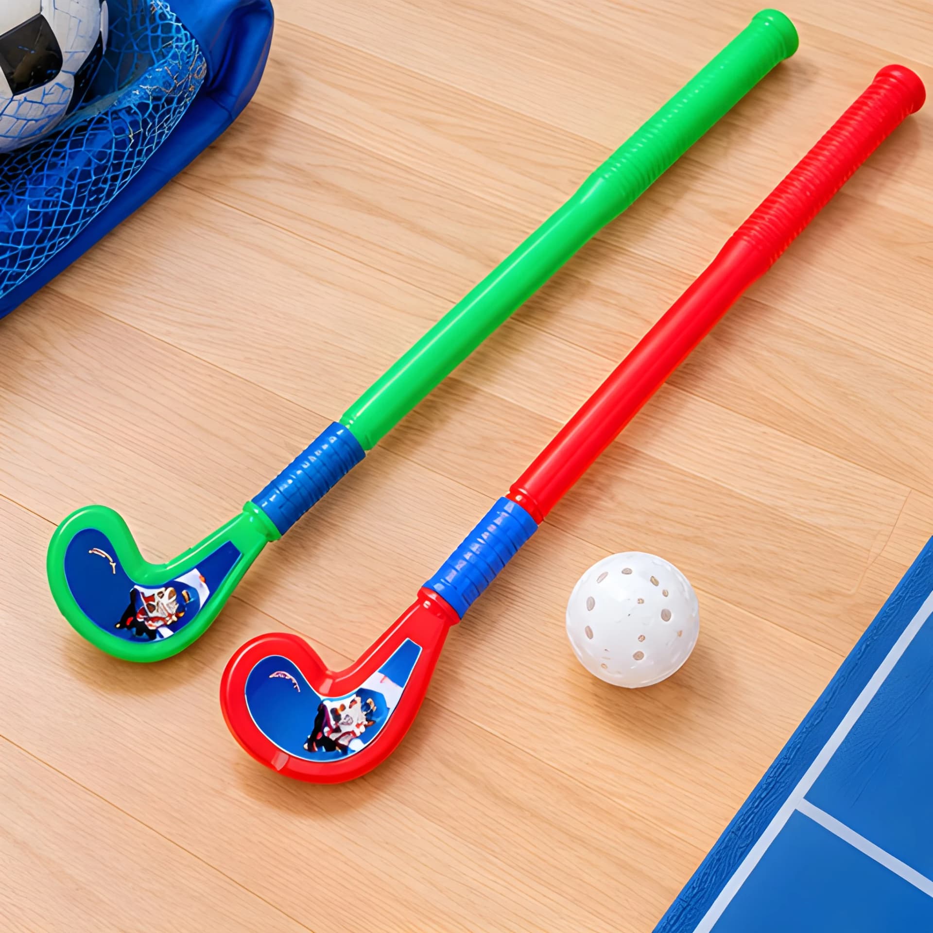 Kids Plastic Hockey Set – Hockey Stick with Ball – kids hockey stick