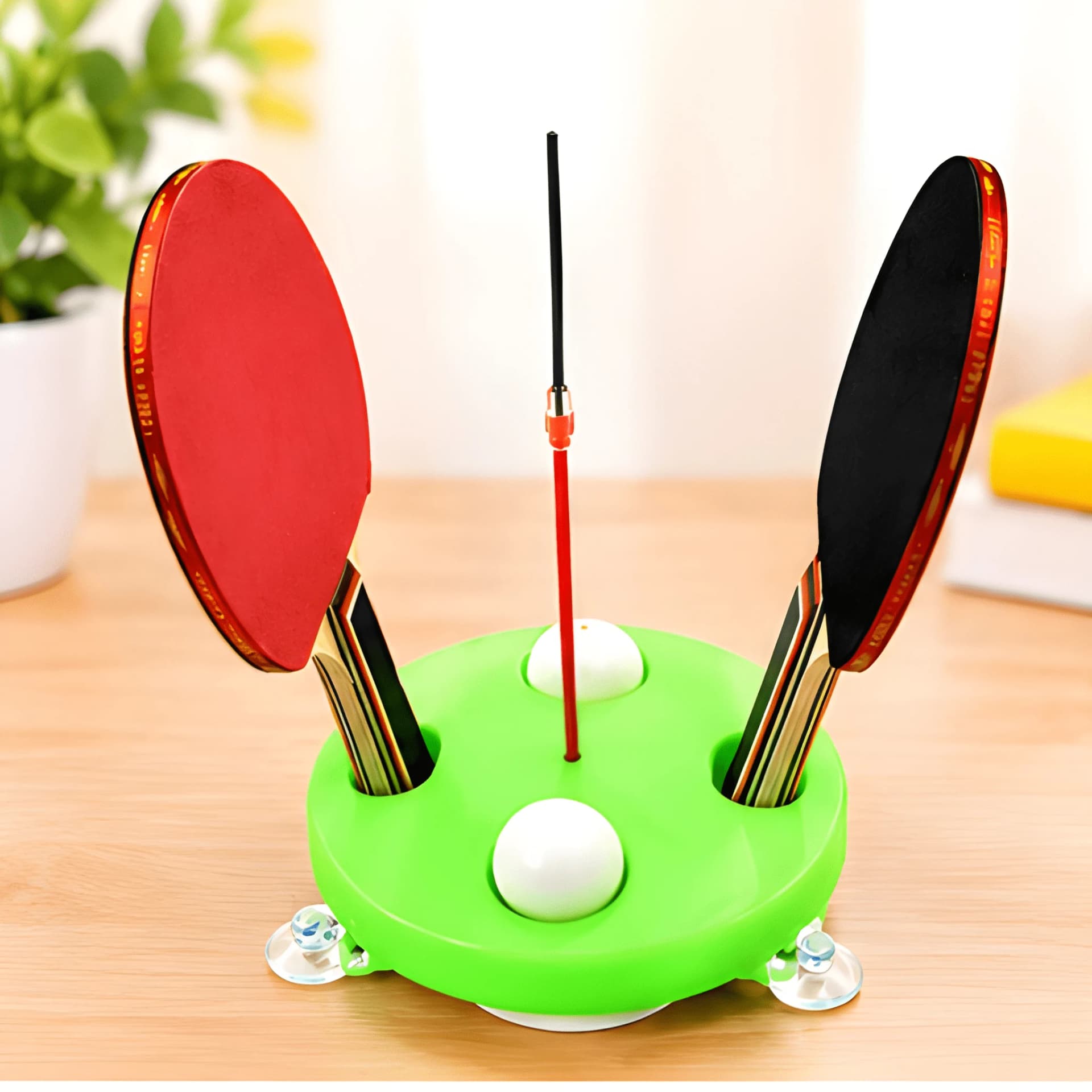 Table Tennis Set – Practice Paddles with Ball & Base