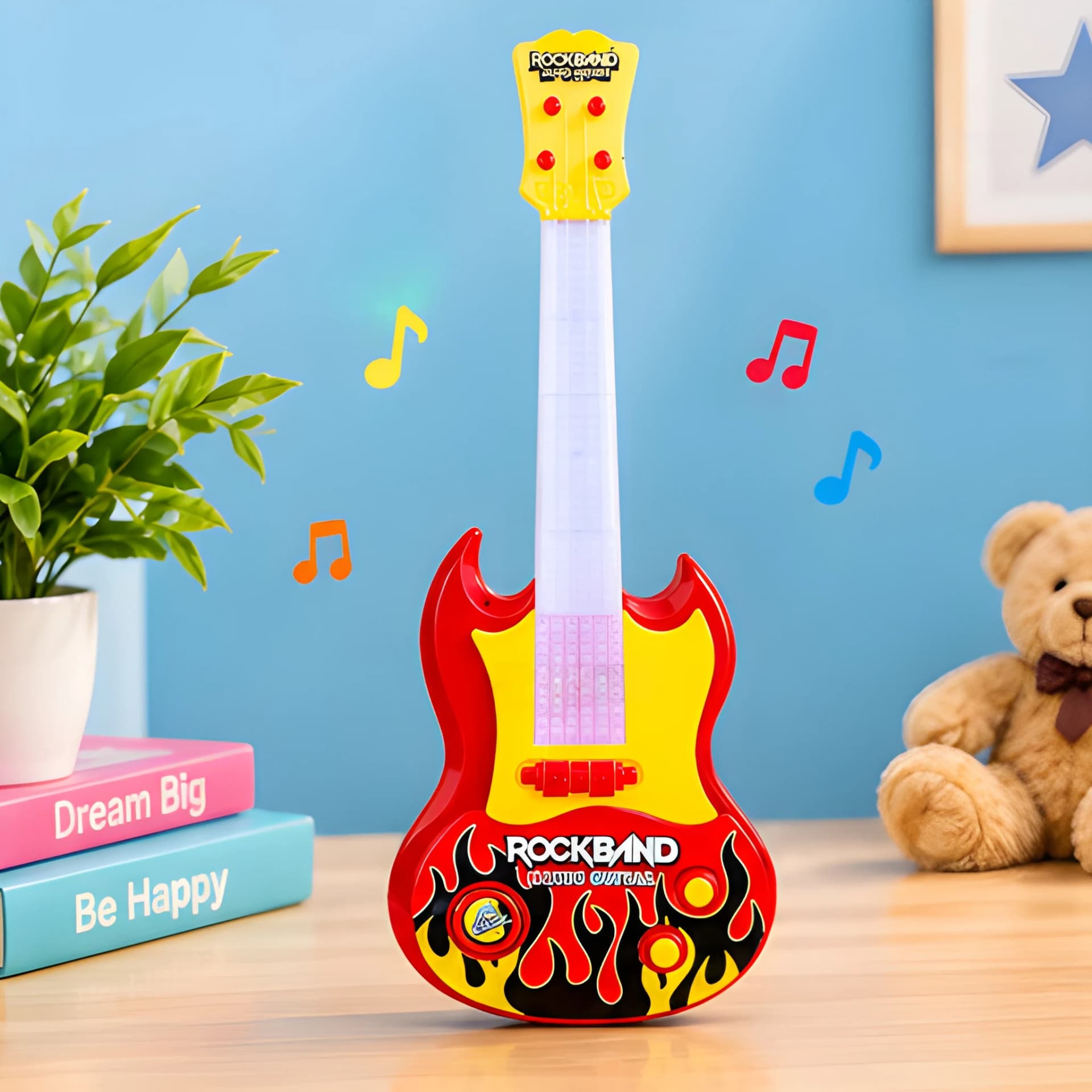 Music Guitar Toy – Battery Operated Musical Toy for Kids