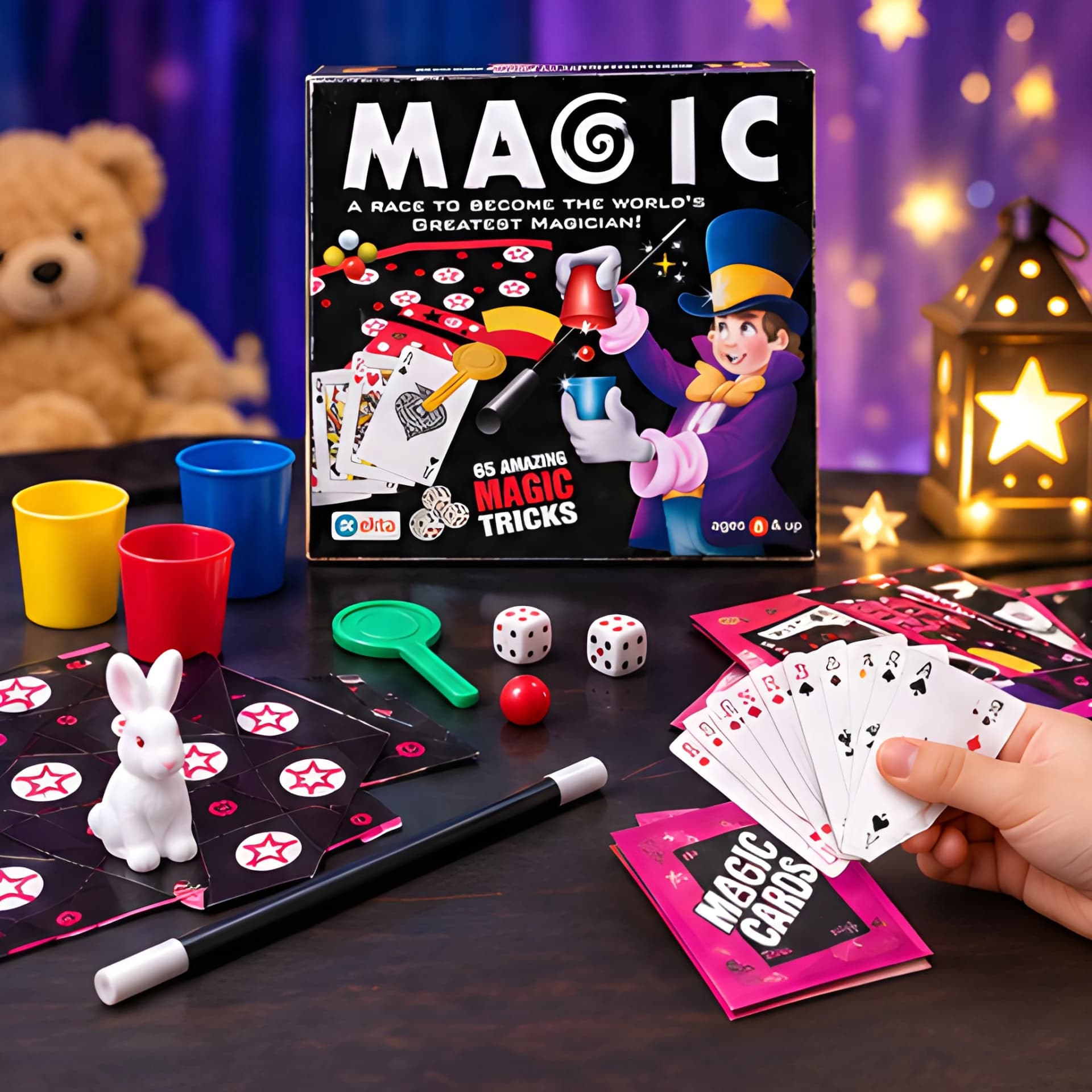 Magic Tricks Set for Kids – 65 Amazing Magic Tricks Kit – kids magic show