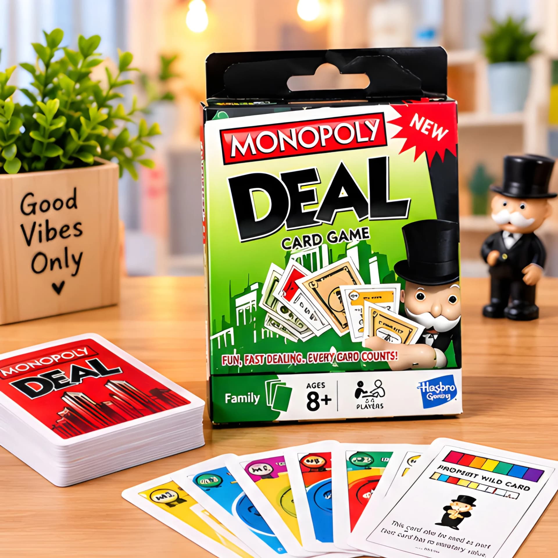 Monopoly Deal Card Game – Property Trading & Strategy Game
