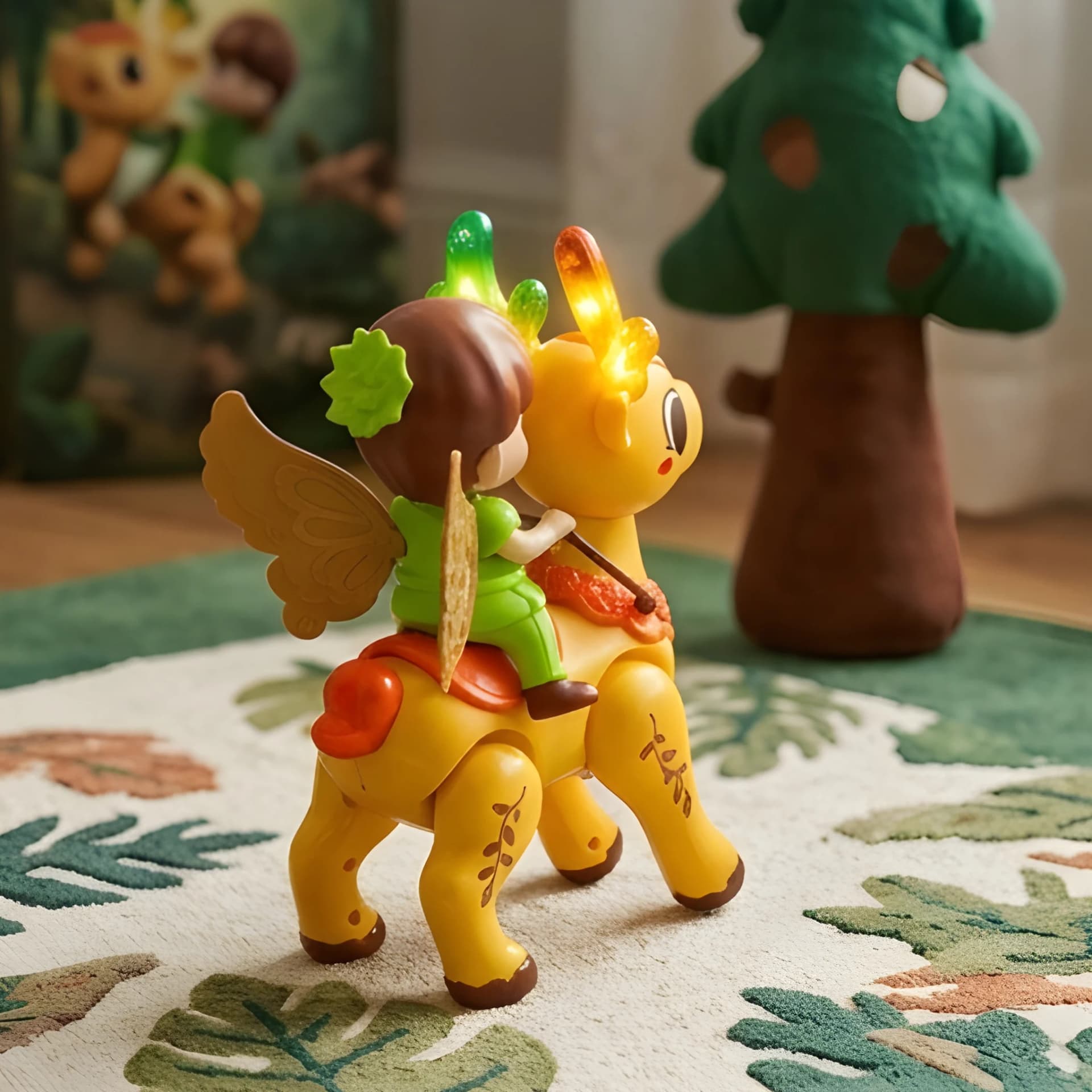 Musical Deer Walking Toy for Kids with Lights & Sound – walking deer toy