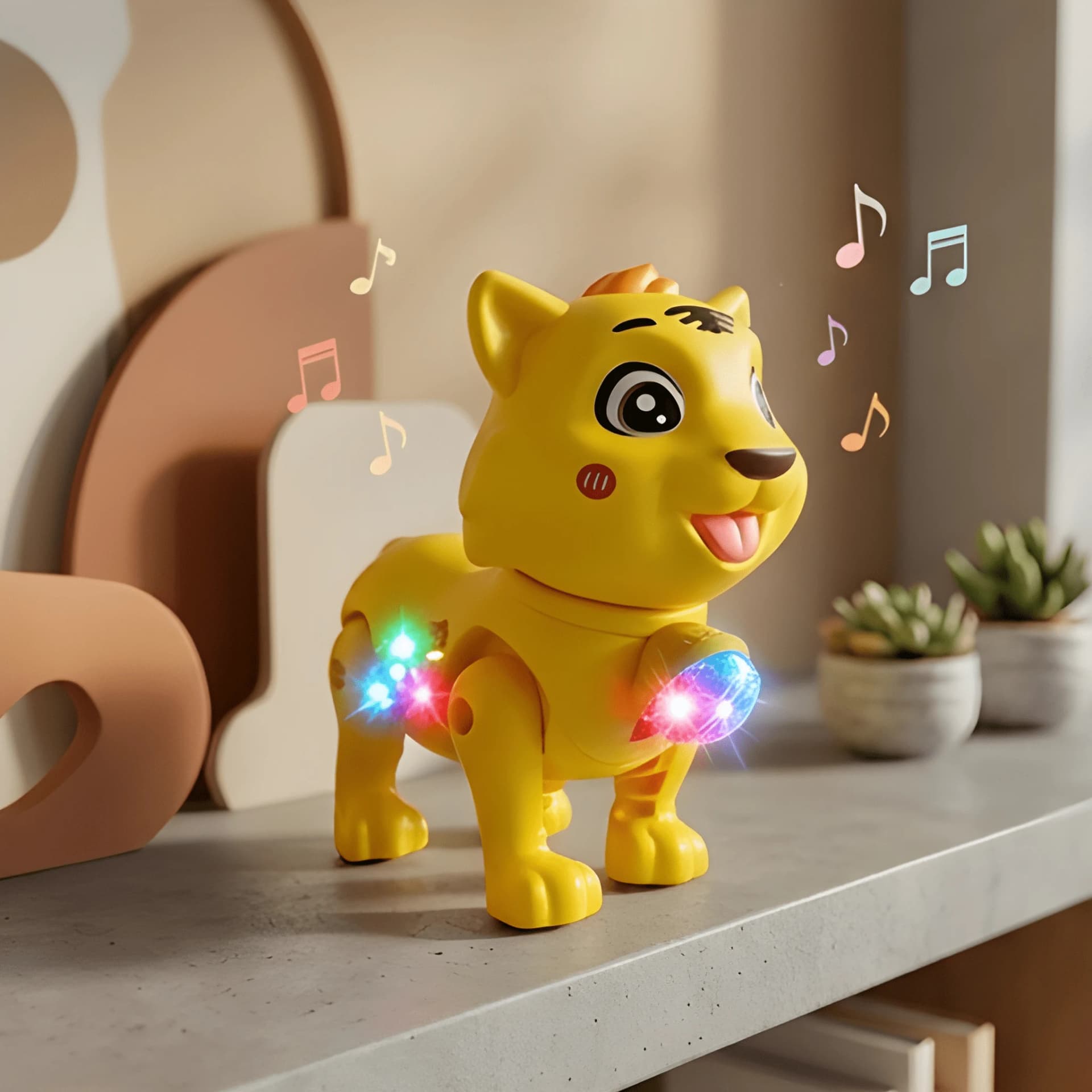 Walking Tiger Toy for Kids with Lights & Sound – Animal Toy – view 4