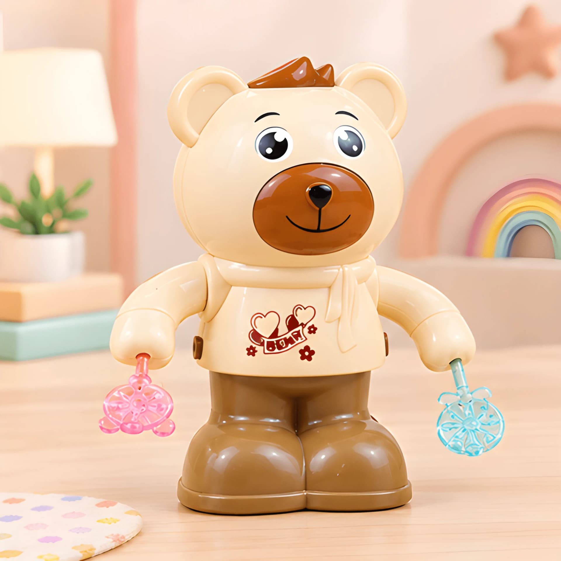Baby Crawling Toy Lollipop Bear with Moving Arms