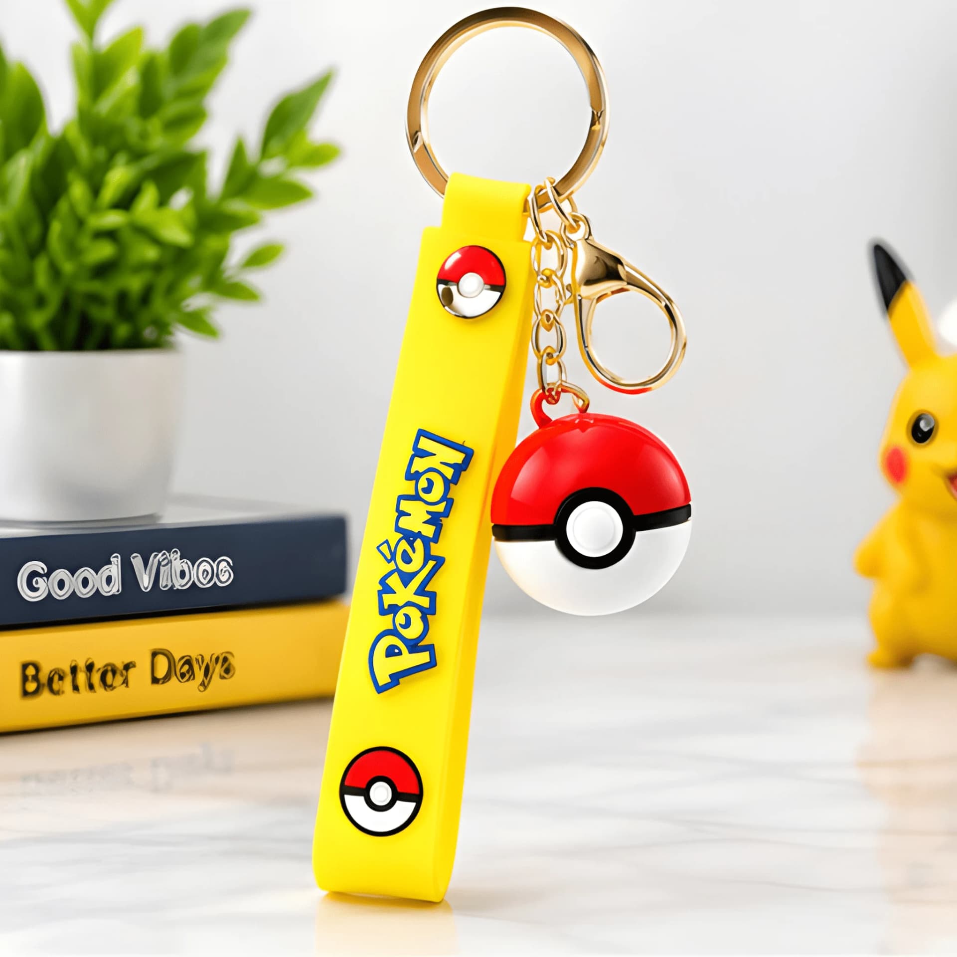 Pokemon Poke Ball Keychain – pokemon fan gift