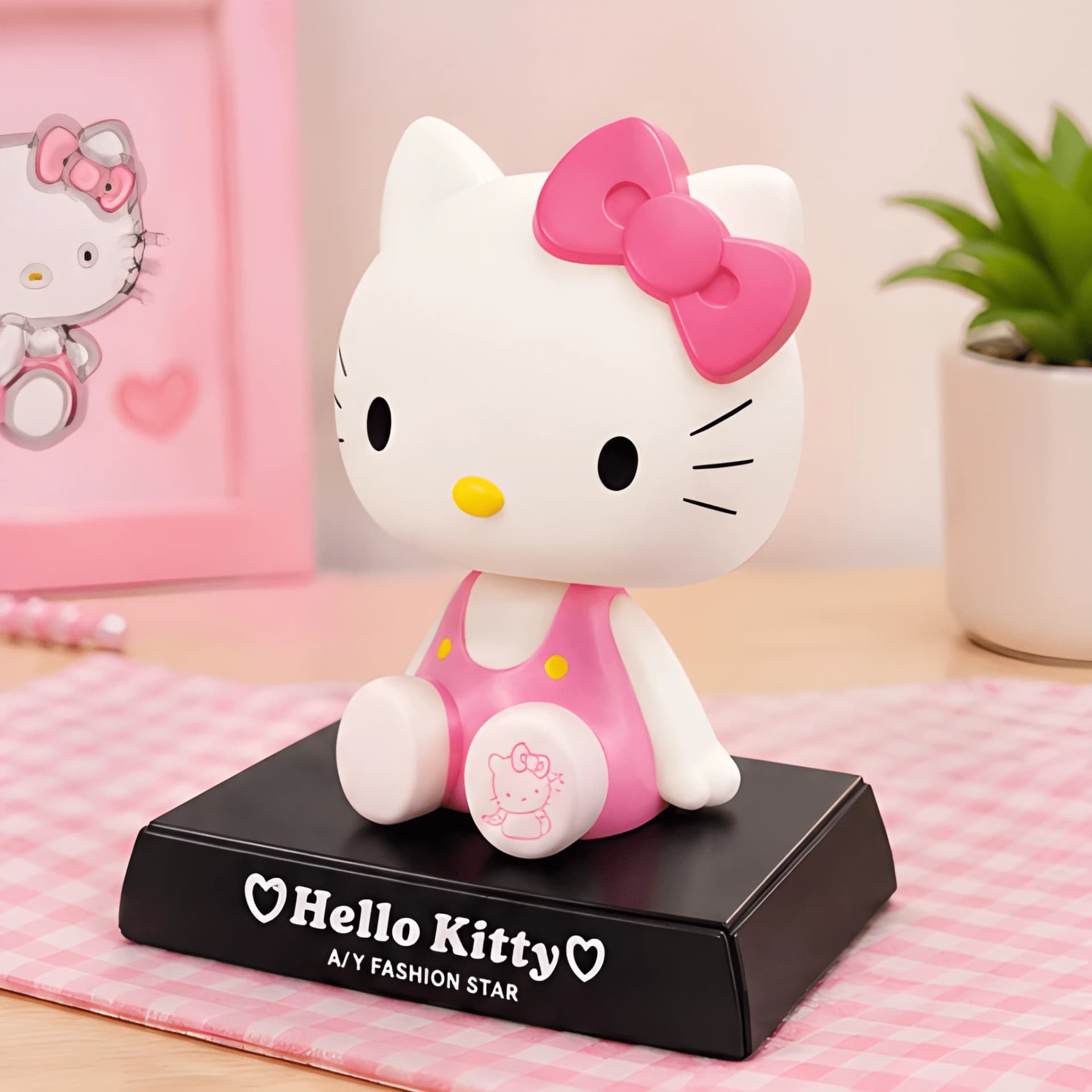 Kitty Bobblehead Figure –  Collectible for Car Dashboard, Desk & Room Decor – hello kitty figure