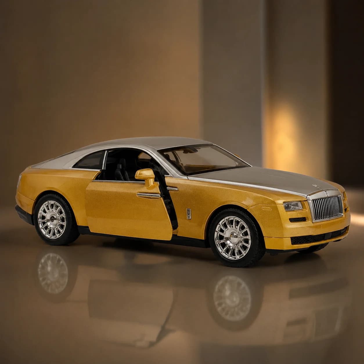 Elegant 1:32 Scale Luxury Coupe Diecast Metal Model Car