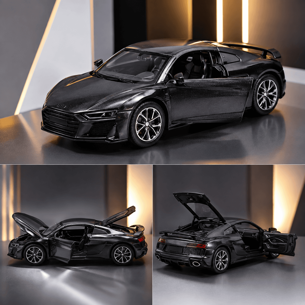 Premium Alloy Diecast Sports Car Model - Black (Scale 1:32) – chatgpt image aug 11 12 18 32 pm