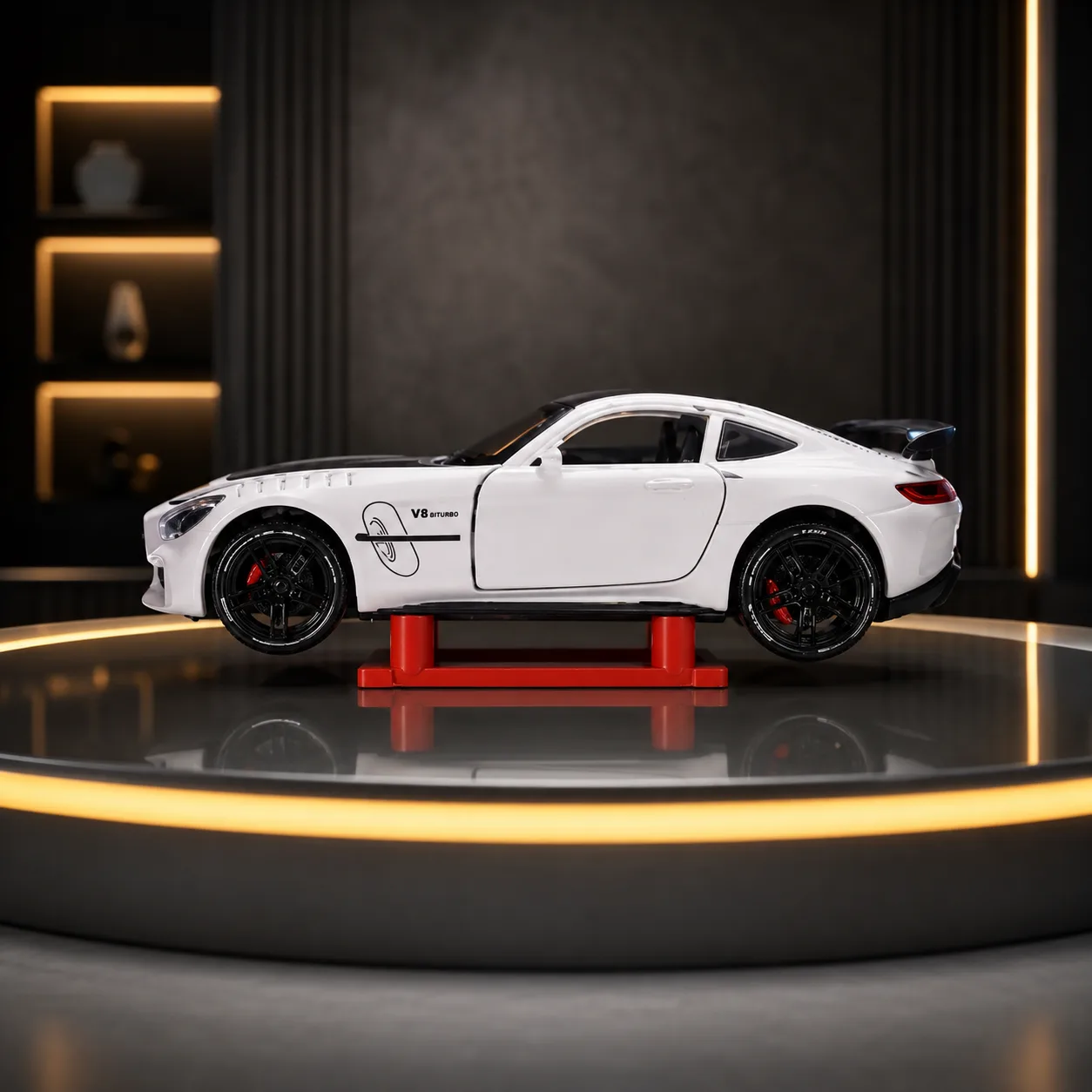 Racing Diecast Sports Car Model, 1:32 Scale, White - Metal Body for Kids & Collectors – chatgpt image aug 11 12 57 49 pm