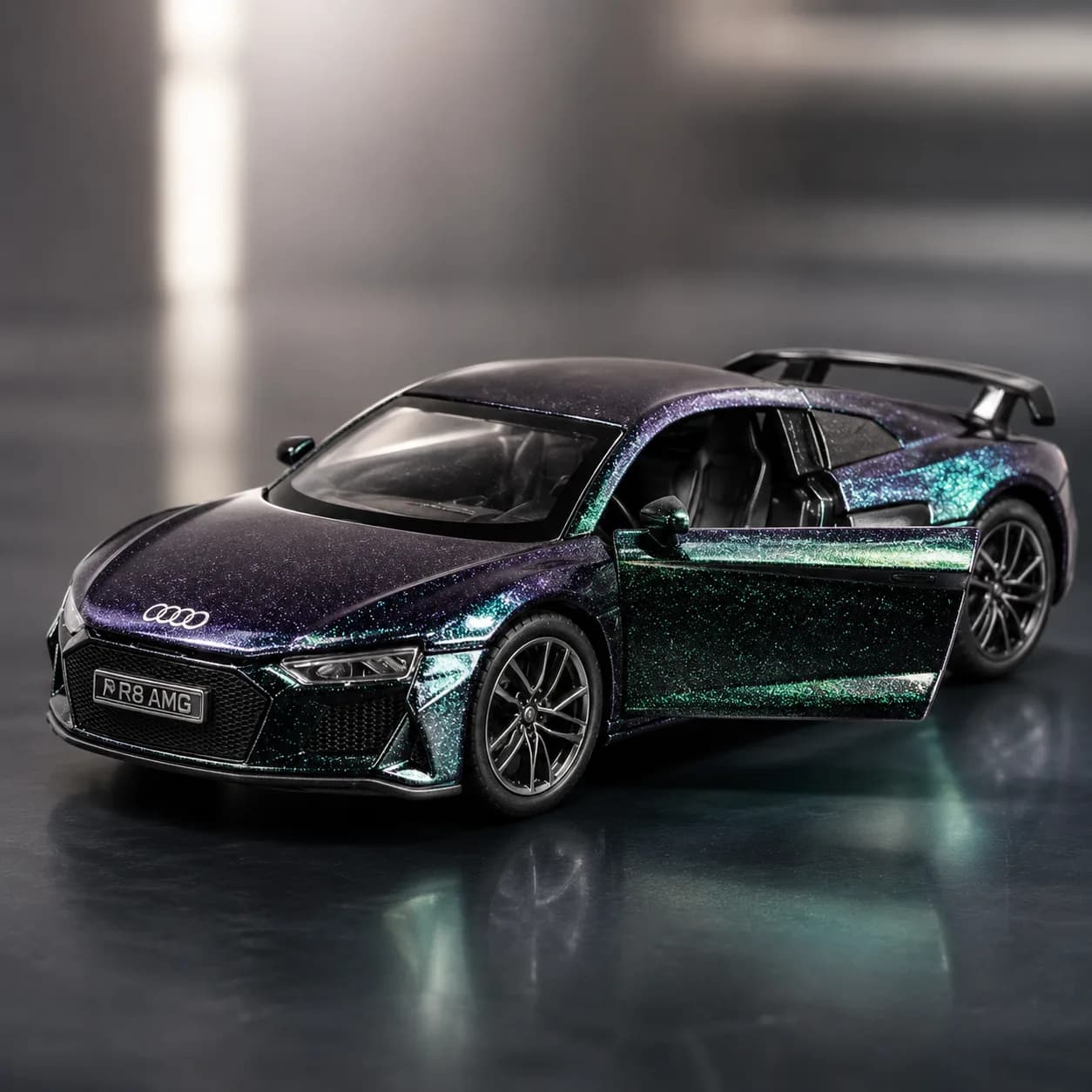 Audi R8 1:32 Scale Sports Car Toy with Light & Sound – chatgpt image aug 11 03 55 50 pm