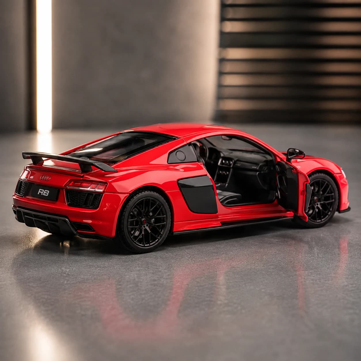 Audi R8 1:32 Scale Sports Car Toy with Light & Sound – chatgpt image aug 11 03 57 22 pm