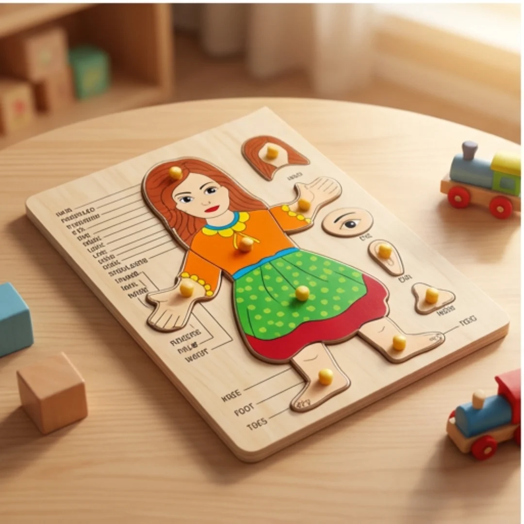Girl Body Parts Puzzle Toy for Kids – best learning toy for girl