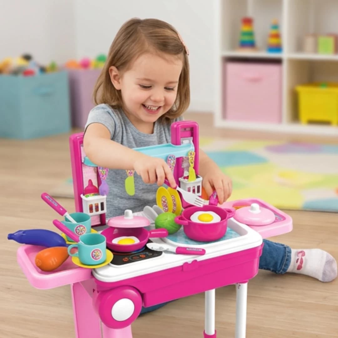 Kitchen Play Set – cooking toy for girls