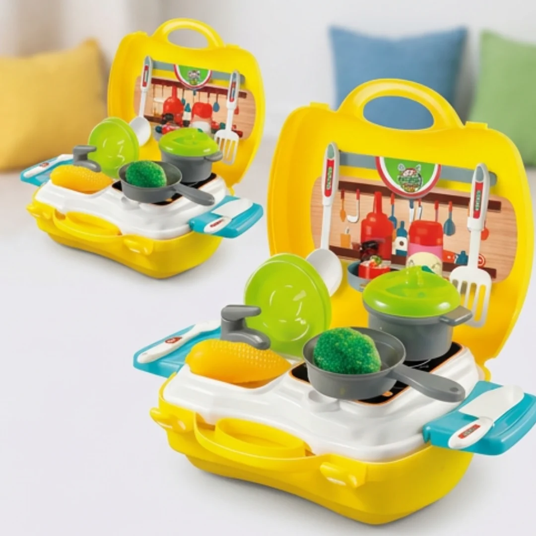 Kitchen Play Set Suitcase Toy for Kids – best kitchen toy for kids