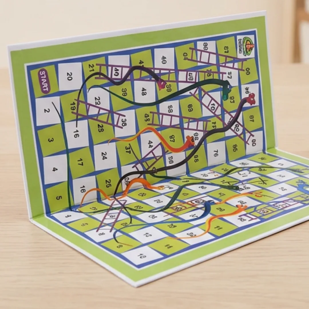 Ludo and Snake Ladder Board Game Combo – snake and ladder board game