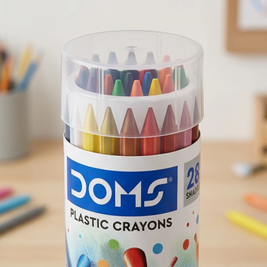 Kids Plastic Crayons – 28 Shades – coloring crayons for children