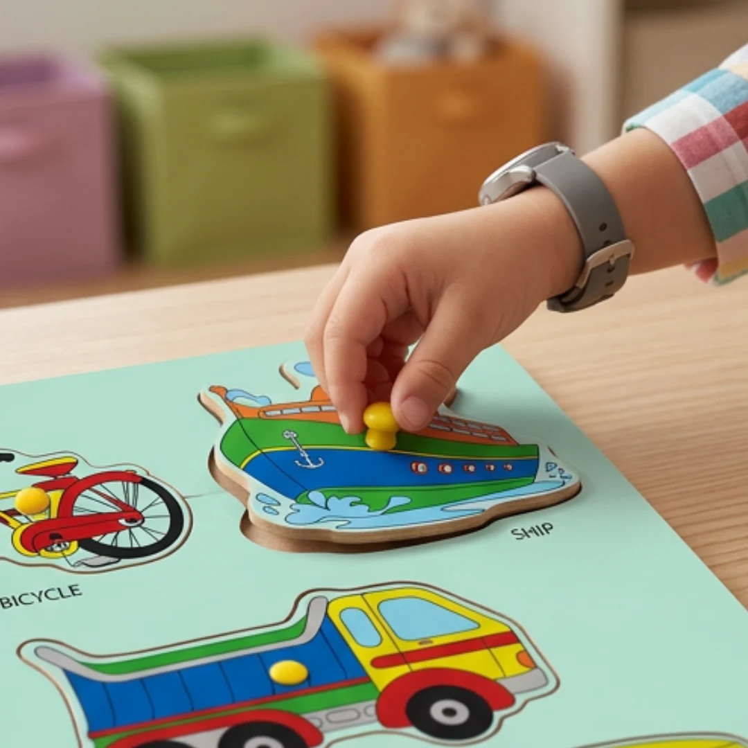 Transport Puzzle for Kids – Vehicles & Modes of Transport Learning Toy – modes of transport puzzle