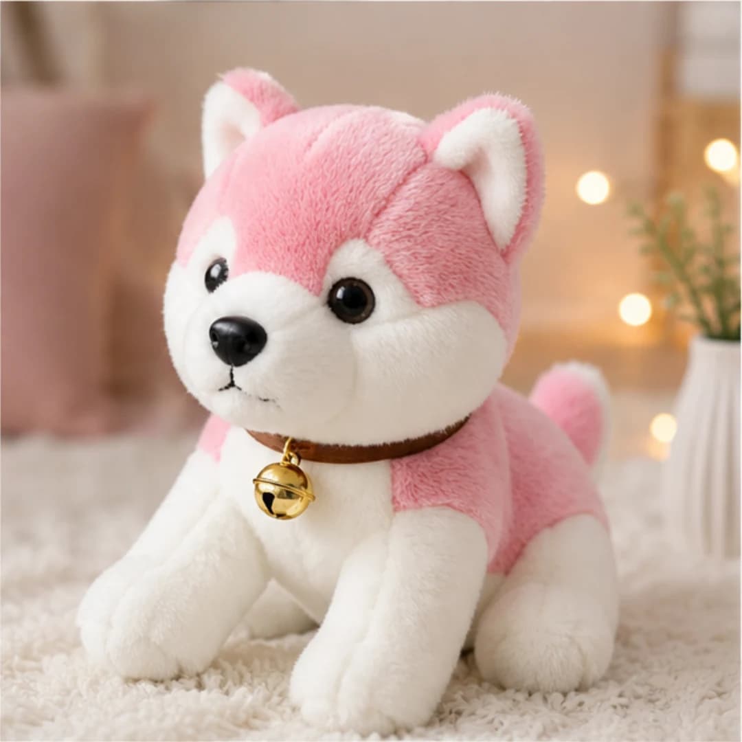 Puppy Dog Plush Soft Toy with Bell – puppy toy for kids