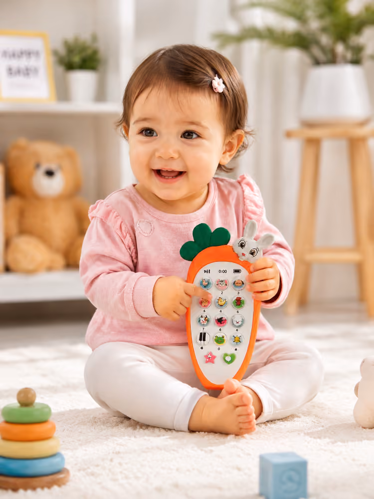 Kids Rabbit Shape Musical Phone Toy – view 2