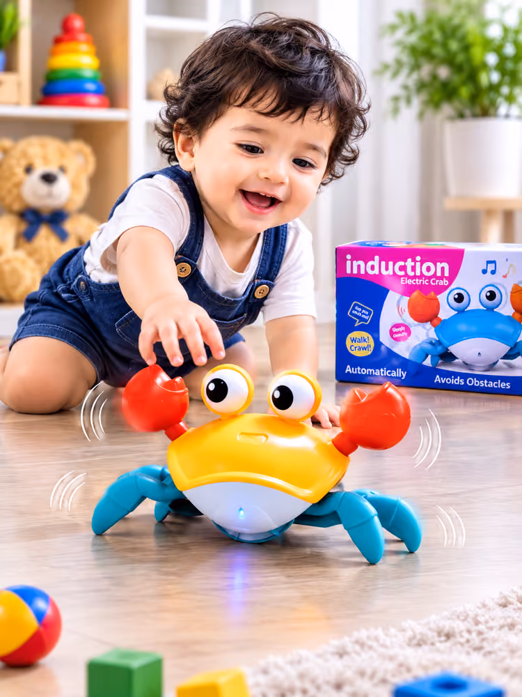Musical Crawling Crab Toy – view 2