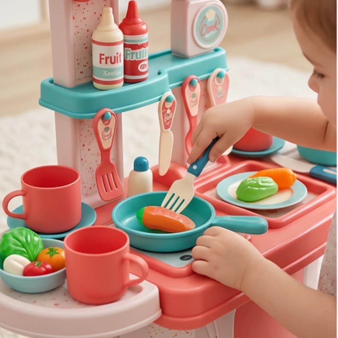 Kids Play Kitchen – Little Chef Play Kitchen Set – play kitchen for kids