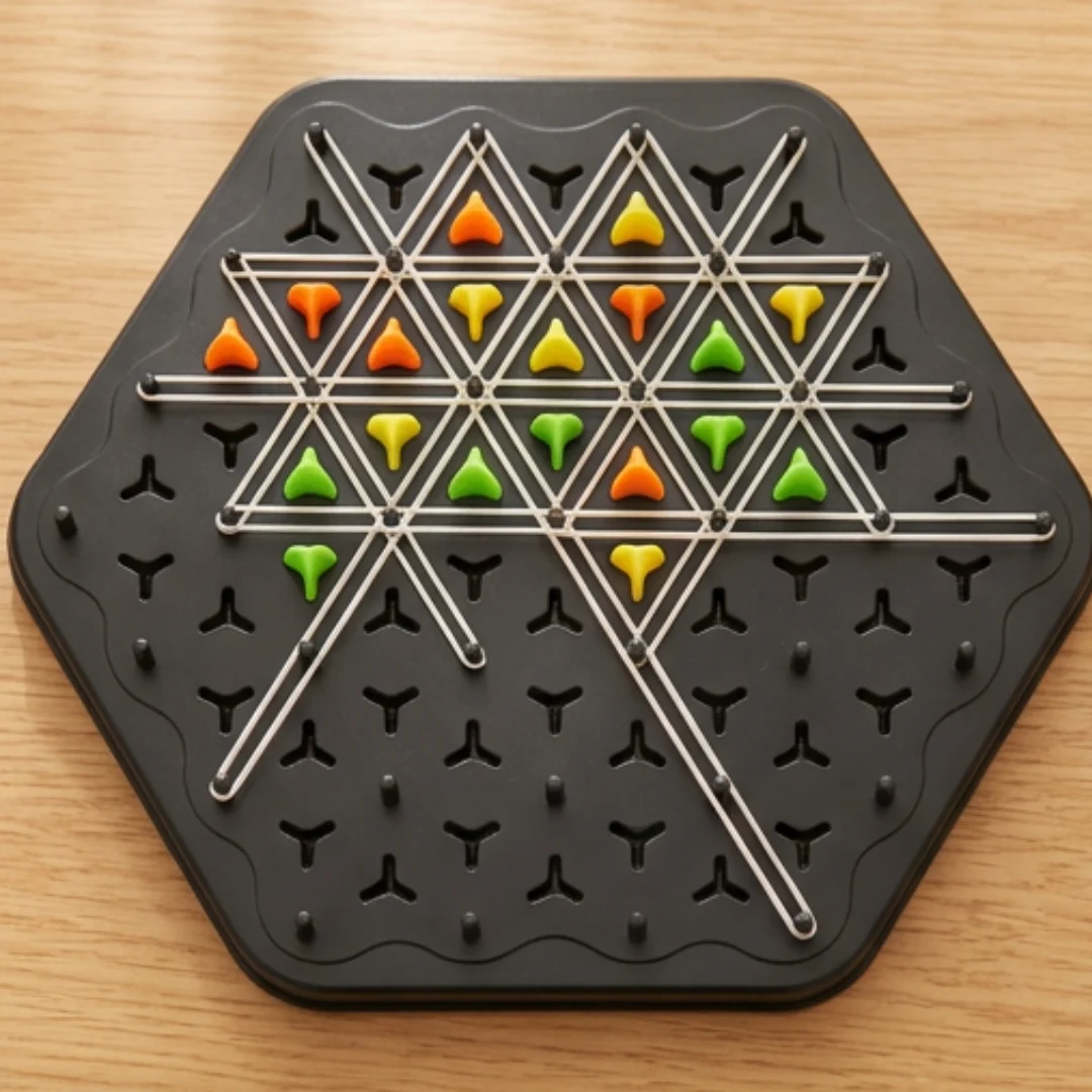 Brain Teasing Puzzle Game Toy – Geometry Chess Multiplayer Set – view 3