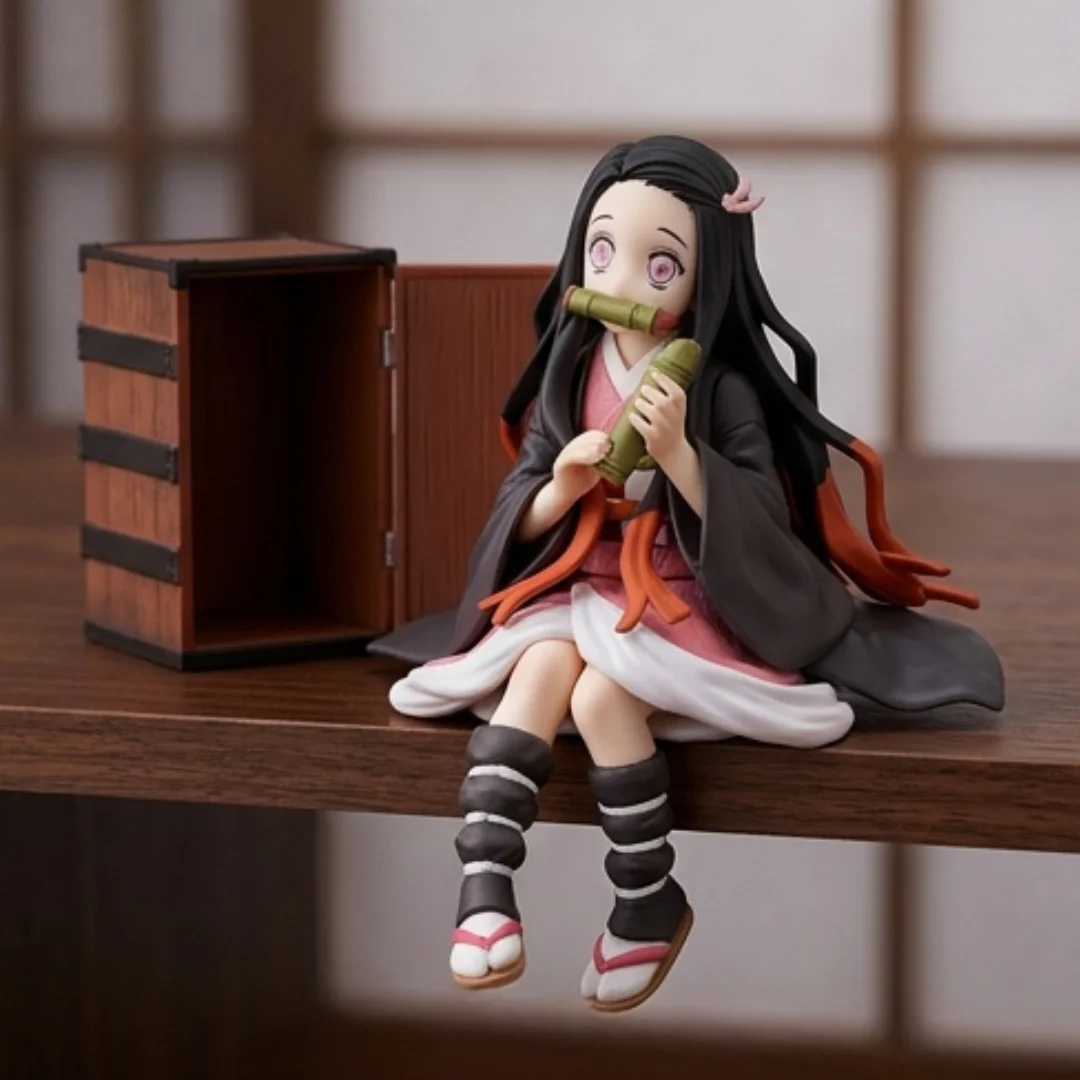 Nezuko Kamado Sitting Action Figure – Demon Slayer Anime Figure – view 3