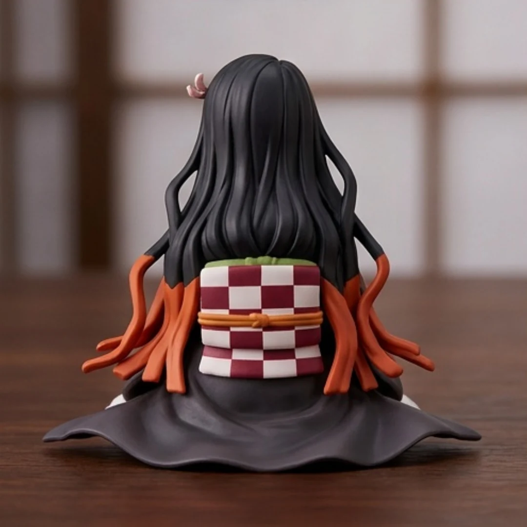 Nezuko Kamado Sitting Action Figure – Demon Slayer Anime Figure – demon slayer nezuko kamado figure
