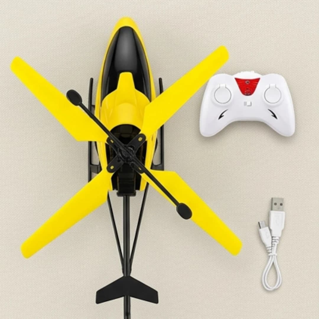 Kids RC Helicopter – USB Rechargeable Flying Toy with Remote Control, Hand Induction & 3D Lights – remote control helicopter