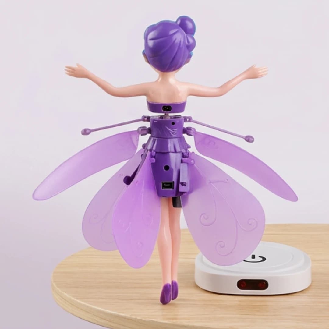 Magical Flying Barbie Doll with Hand Sensor Control, USB Charging & 3D Lights – hand sensor control barbie doll