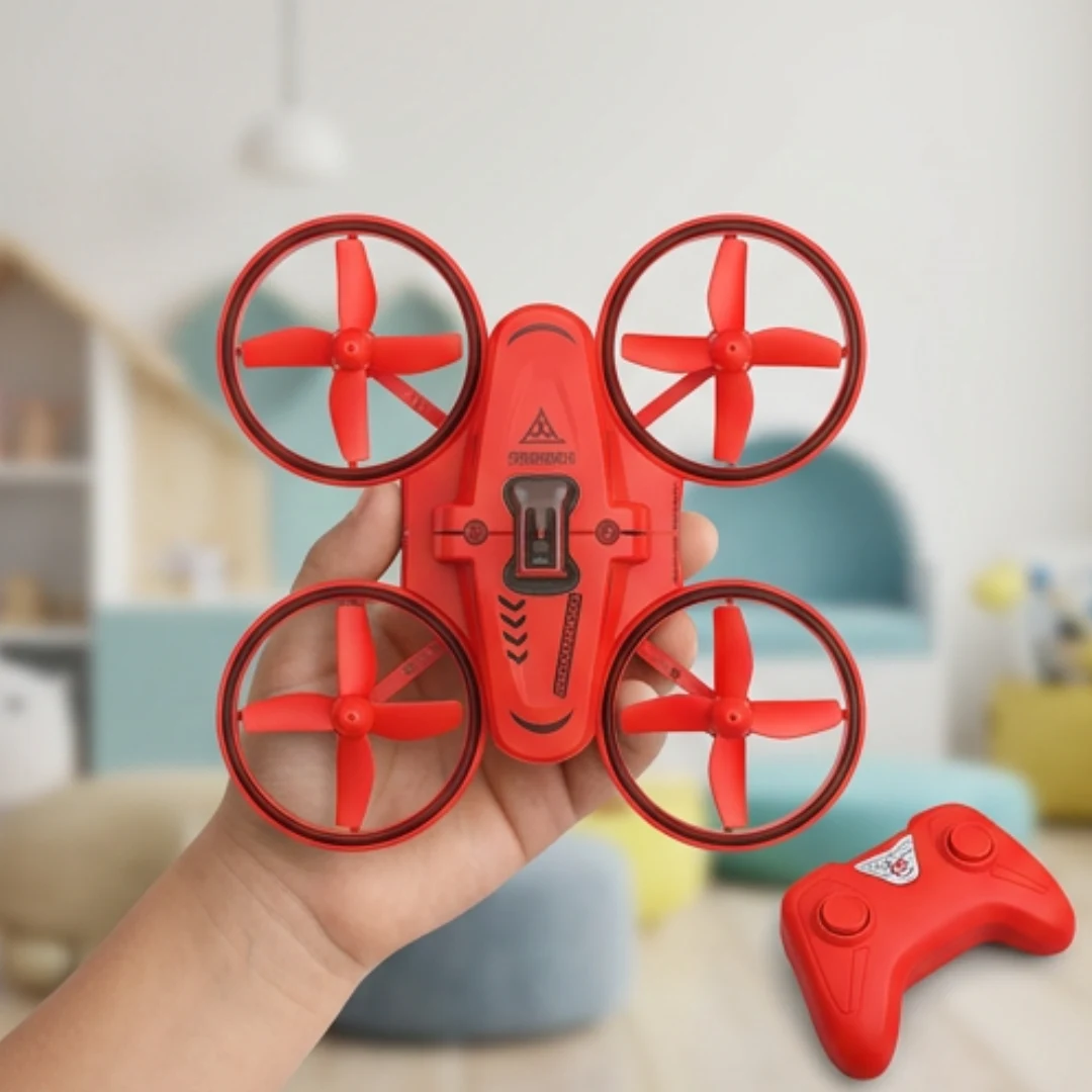Sky King Flying Helicopter Toy – RC Mini Drone with Sensor Control & LED Lights – sky king drone sensor