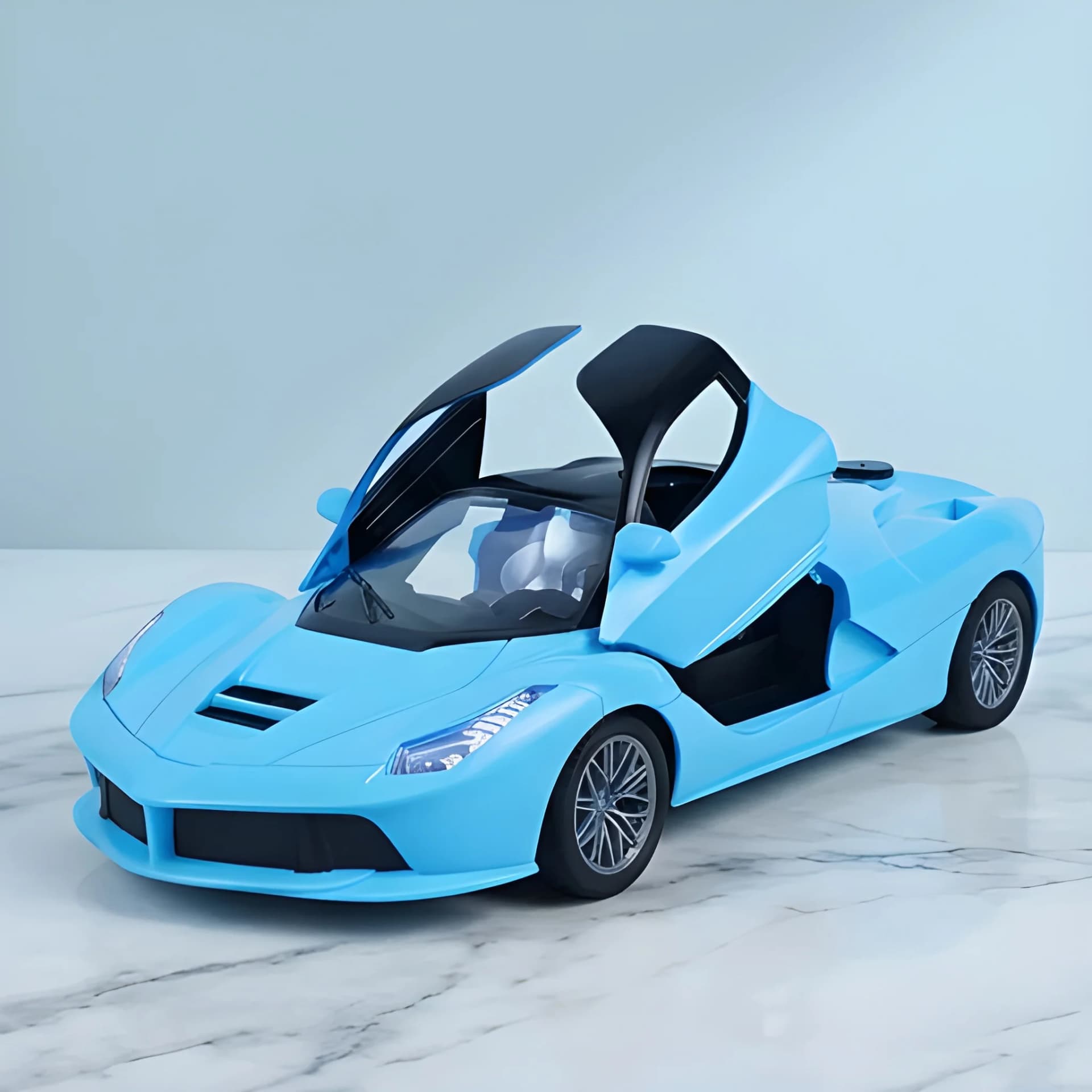 Super Smoke RC Sports Car with Opening Doors & Steering Wheel Controller – remote control super smoke car