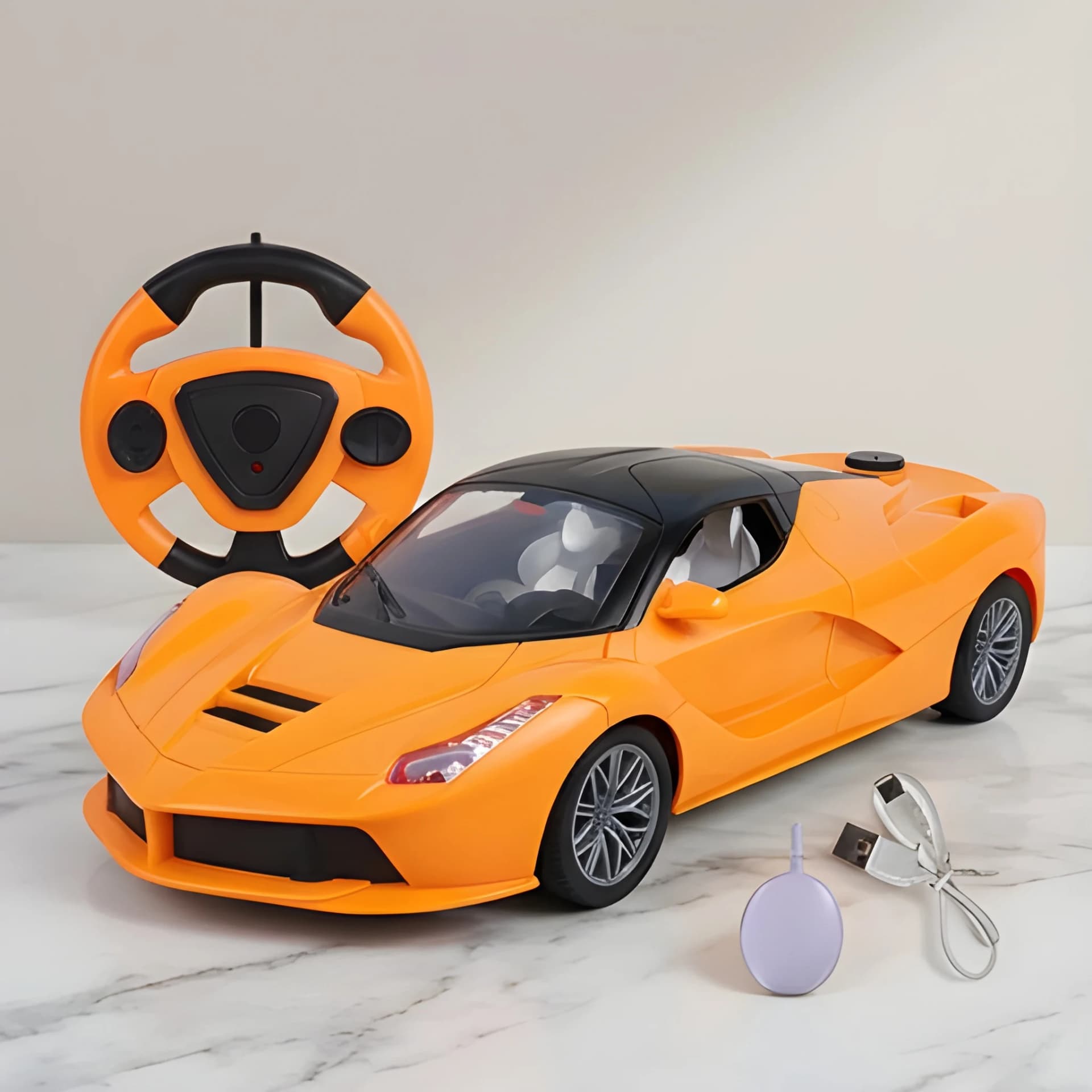 Super Smoke RC Sports Car with Opening Doors & Steering Wheel Controller – super smoke car rc sports car for kids