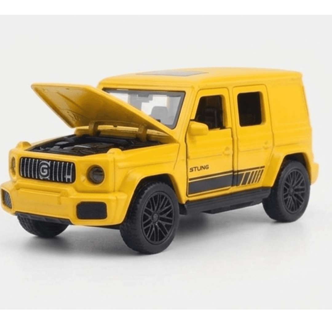 Super Toy Die Cast G Wagon Car for Kids (Blue, Yellow, Black)