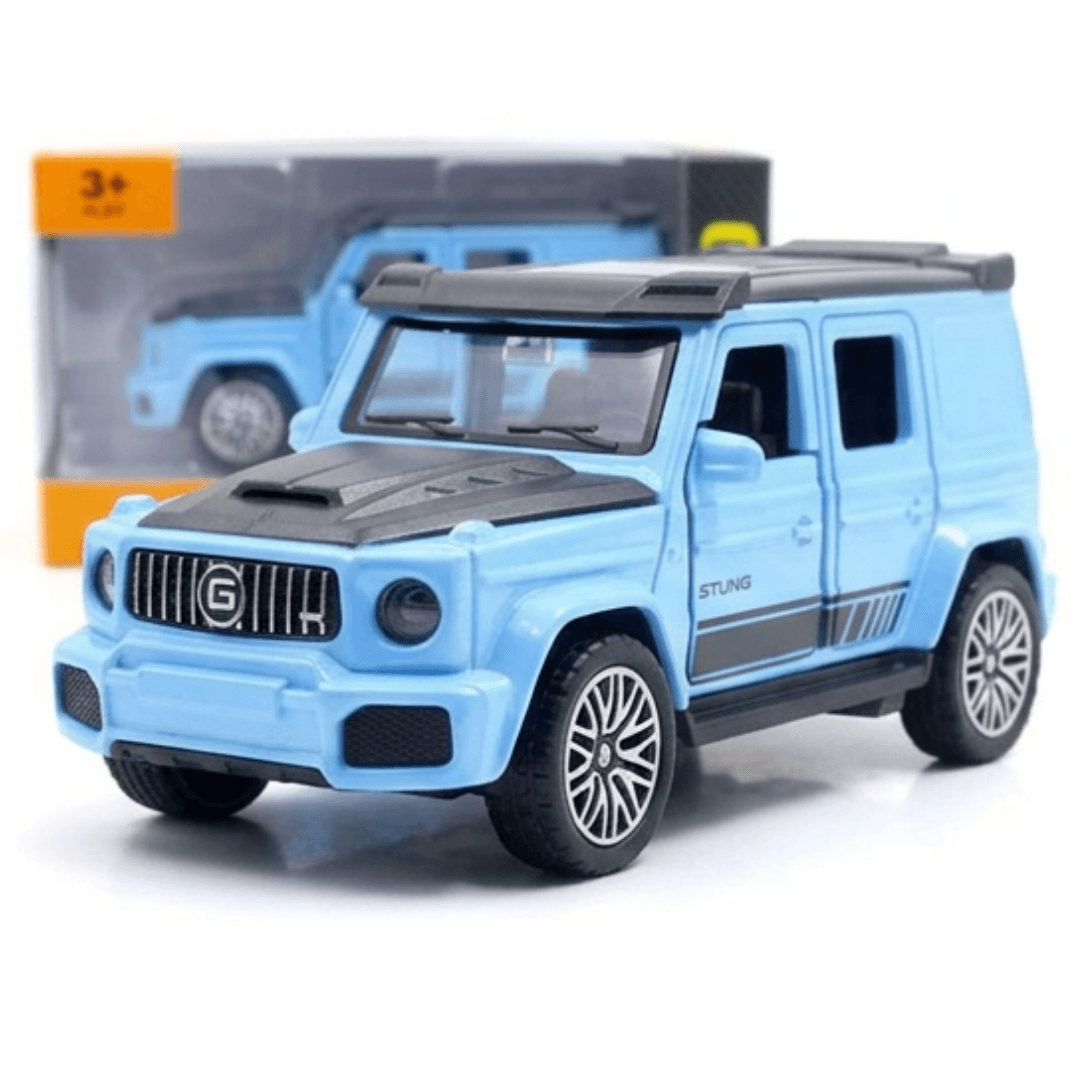 Super Toy Die Cast G Wagon Car for Kids (Blue, Yellow, Black) – view 3