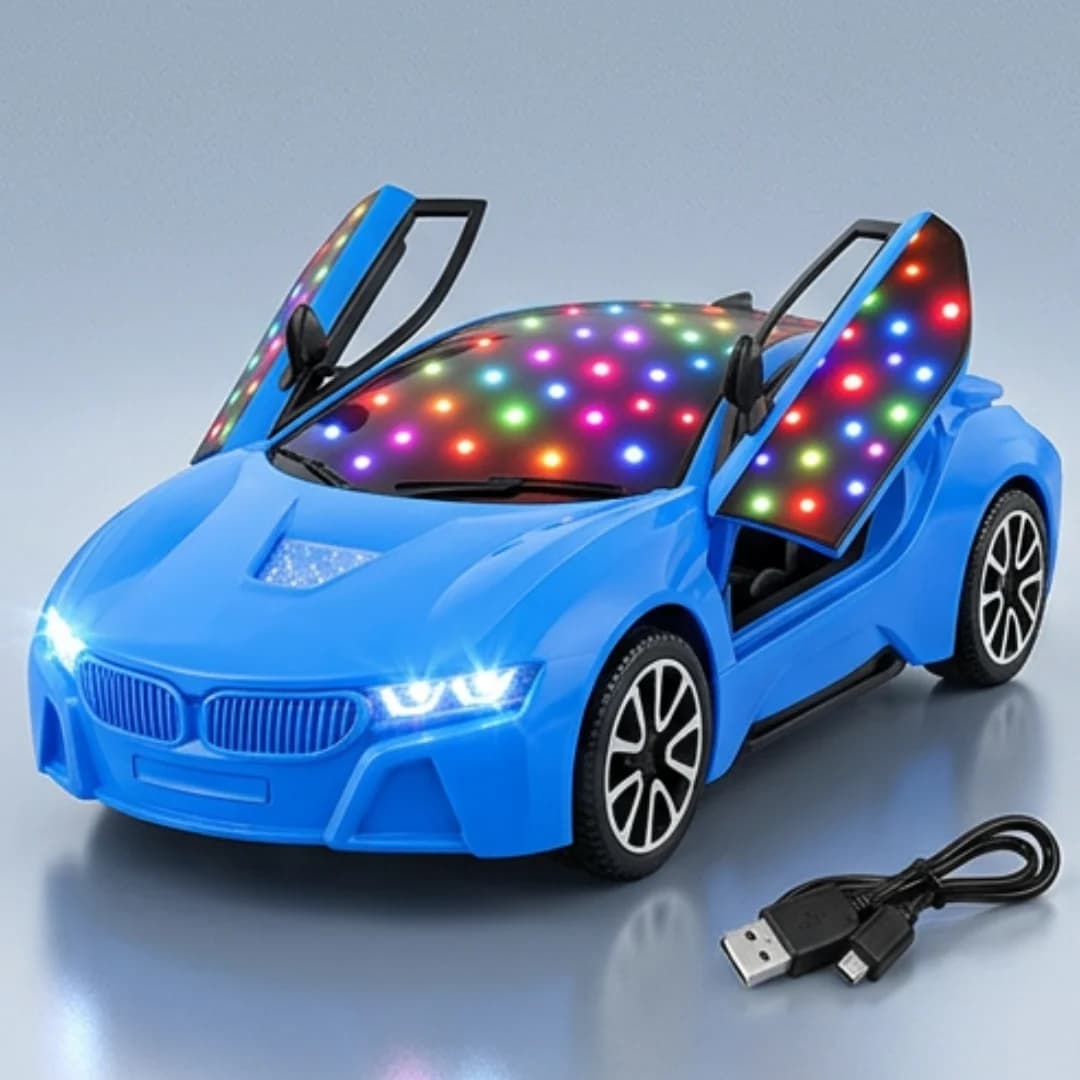 3D Flash Speed Racer – 2 Function Remote Control Car for Kids