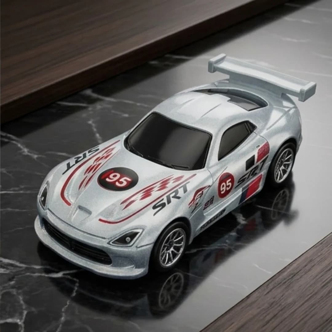 3 Cars Rapid Launcher with Metal Die Cast Cars – Racing Toy Set for Kids