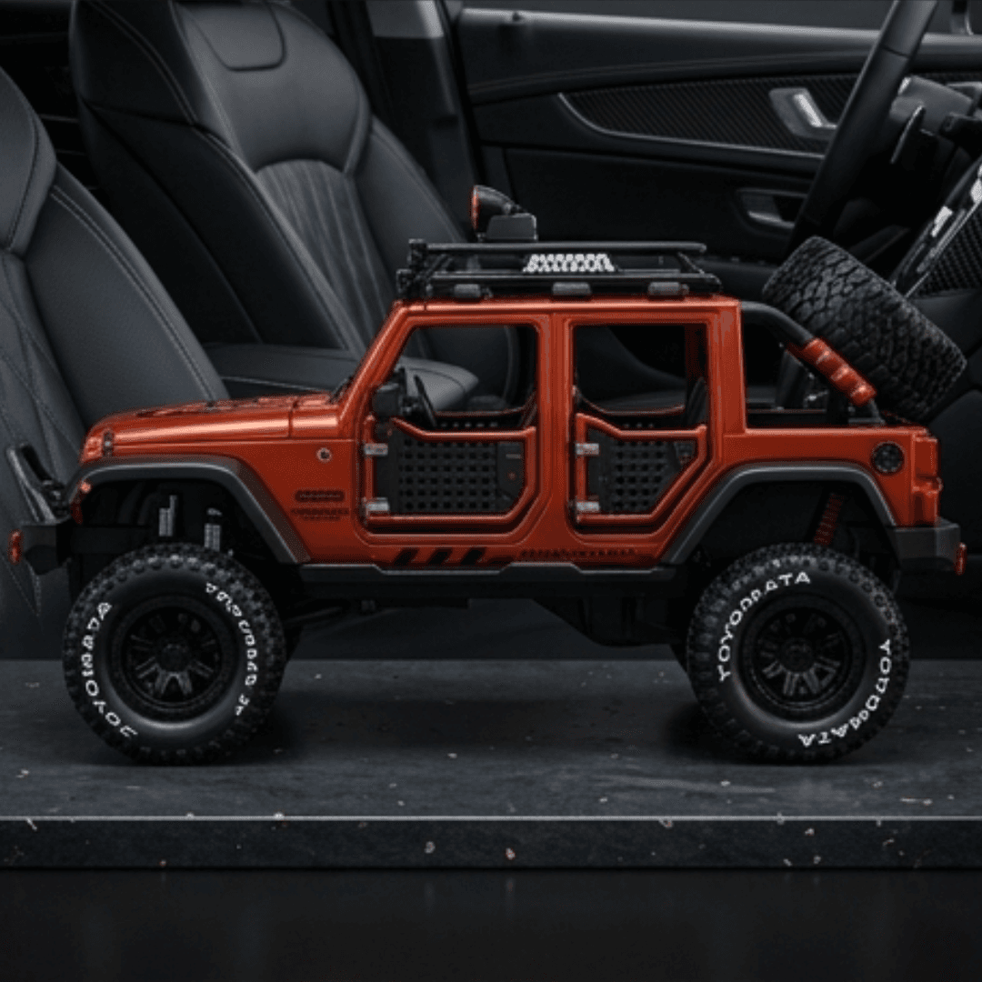 Pioneer Jeep Die Cast 1:24 Metal Alloy Car Model Toy – die cast metal alloy car model