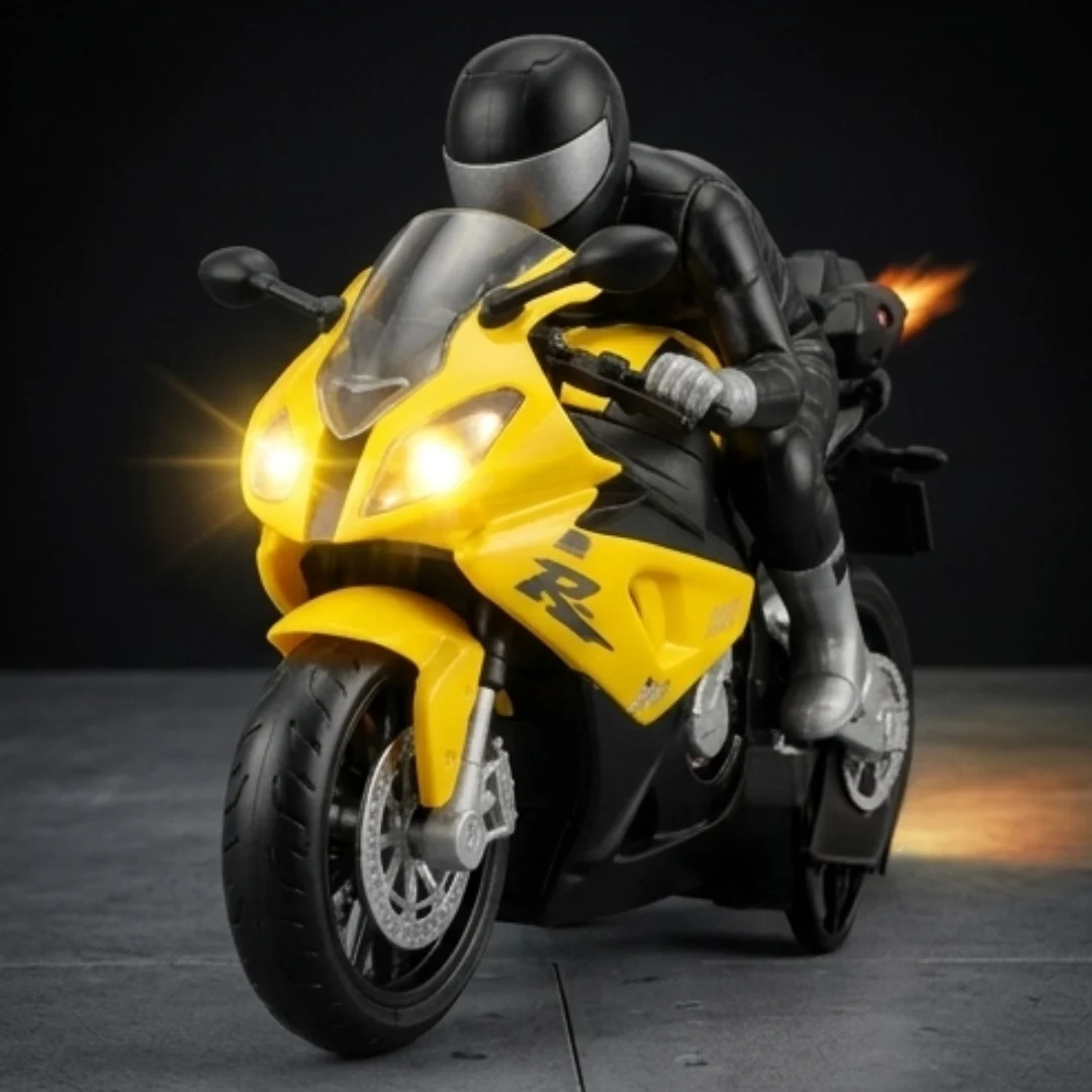 RC Motorcycle for Kids with Rider – 1:20 Scale Remote Control Racing Bike – remote control motorcycle