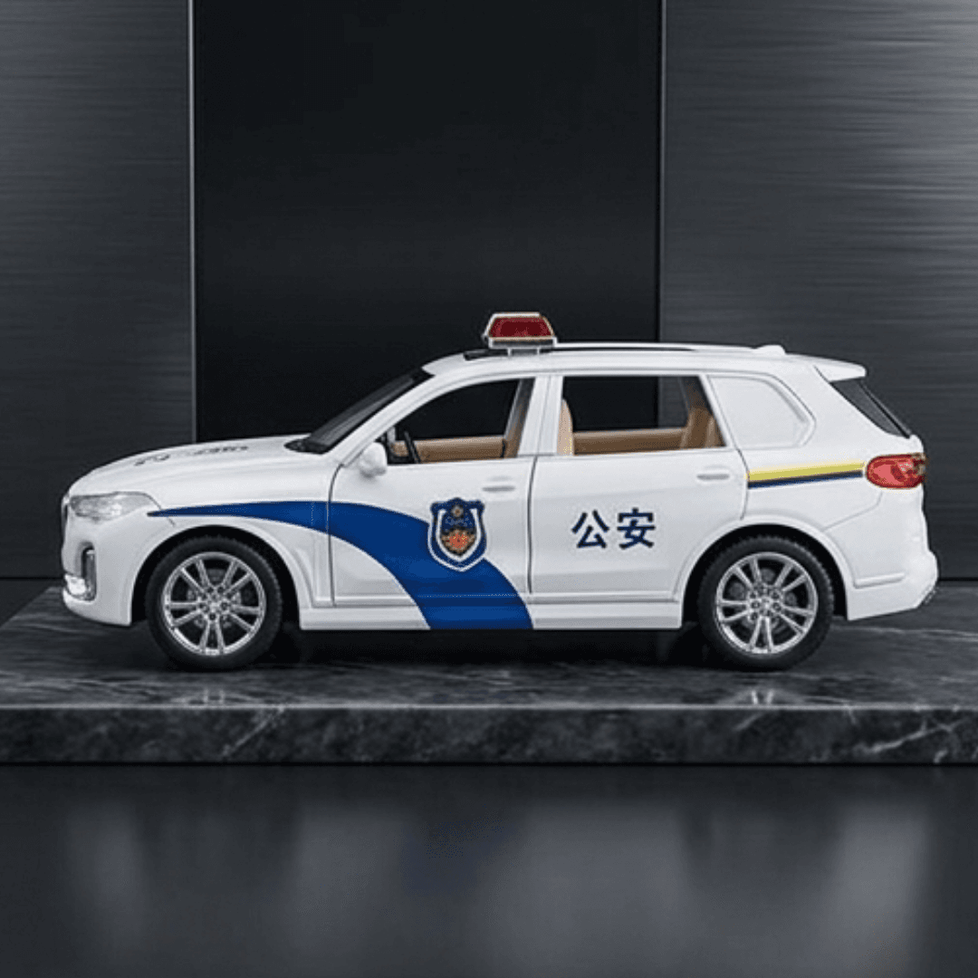 Dubai Police Metal Die Cast Car Model Toy – metal toy car
