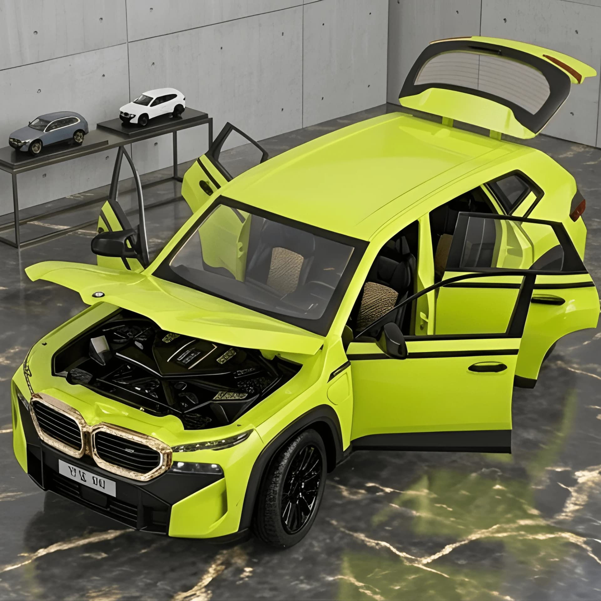 Big Size BMW Die Cast 1:24 Alloy Metal Car Model Toy