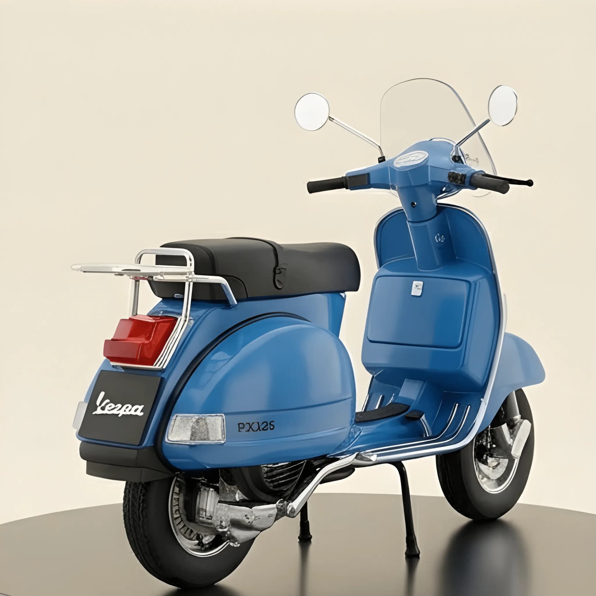 Die Cast Alloy Metal Vezpa Scooter Model Toy
