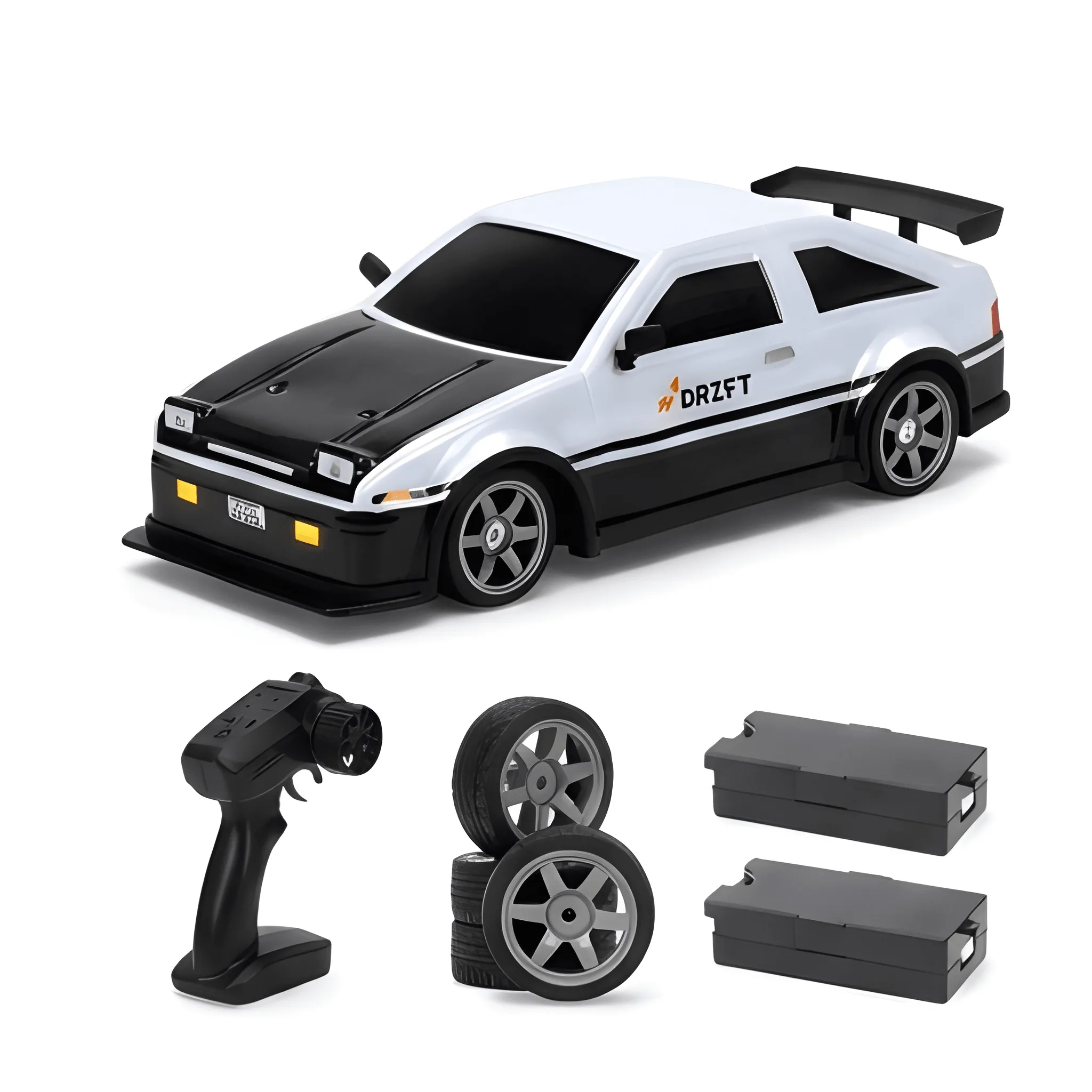 RC Drift Racing Sports Car with 4WD, LED Lights & Remote Control – 1:24 Scale