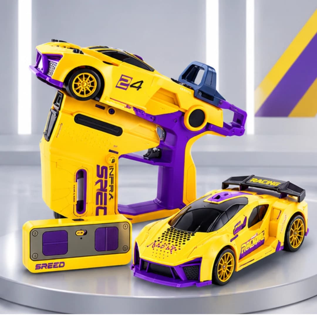 Police Force RC Racing Car with Infrared Gun Controller & Launcher – battle rc car for kids