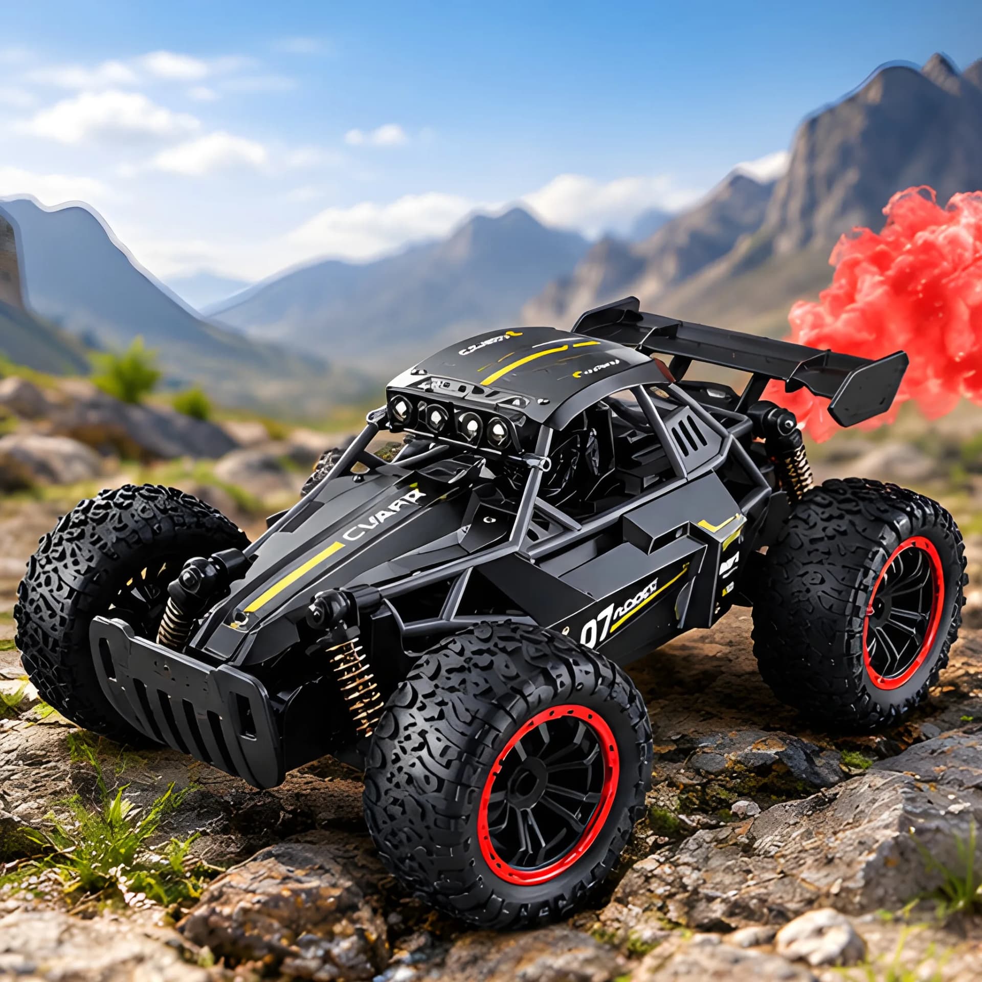 Storm Crawler RC Monster Truck with Spray, Smoke & Remote Control – remote control monster truck
